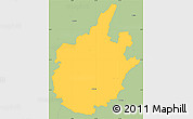 Savanna Style Simple Map of Östra Göinge Kommun