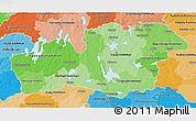 Political Shades 3D Map of Kronobergs Län