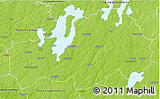 Physical 3D Map of Ljungby Kommun
