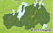 Satellite 3D Map of Ljungby Kommun, physical outside
