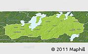 Physical Panoramic Map of Ljungby Kommun, satellite outside
