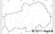 Blank Simple Map of Ljungby Kommun, cropped outside, no labels