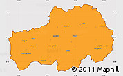 Political Simple Map of Ljungby Kommun, cropped outside