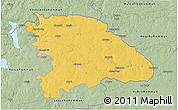 Savanna Style 3D Map of Uppvidinge Kommun