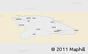 Classic Style Panoramic Map of Uppvidinge Kommun, single color outside