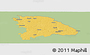 Savanna Style Panoramic Map of Uppvidinge Kommun, single color outside