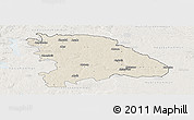 Shaded Relief Panoramic Map of Uppvidinge Kommun, lighten