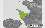 Physical Map of Höganäs Kommun, desaturated