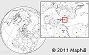 Blank Location Map of Hörby Kommun, highlighted parent region