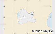 Classic Style Map of Hörby Kommun, single color outside