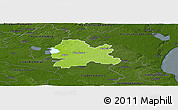 Physical Panoramic Map of Hörby Kommun, darken