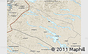 Shaded Relief 3D Map of Arjeplog Kommun