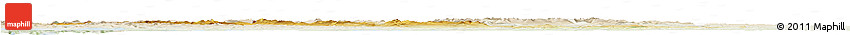 Physical Horizon Map of Arjeplog Kommun, lighten