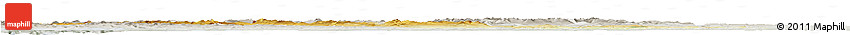 Physical Horizon Map of Arjeplog Kommun, lighten, semi-desaturated