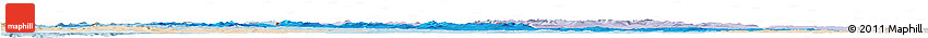 Political Horizon Map of Arjeplog Kommun, lighten
