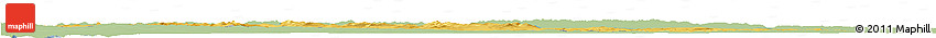 Savanna Style Horizon Map of Arjeplog Kommun, single color outside
