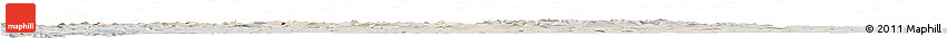 Shaded Relief Horizon Map of Arjeplog Kommun, semi-desaturated