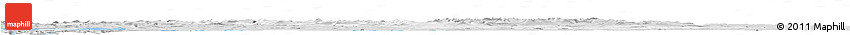 Silver Style Horizon Map of Arjeplog Kommun