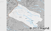 Gray Map of Arjeplog Kommun