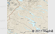 Shaded Relief Map of Arjeplog Kommun