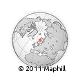 Outline Map of Arjeplog Kommun
