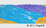 Political Panoramic Map of Arjeplog Kommun