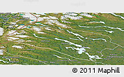 Satellite Panoramic Map of Arjeplog Kommun