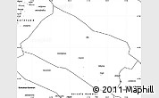 Blank Simple Map of Arjeplog Kommun