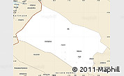 Classic Style Simple Map of Arjeplog Kommun