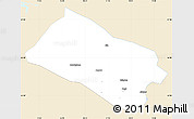 Classic Style Simple Map of Arjeplog Kommun, single color outside