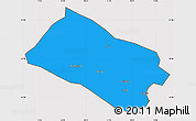 Political Simple Map of Arjeplog Kommun, cropped outside