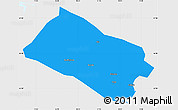 Political Simple Map of Arjeplog Kommun, single color outside