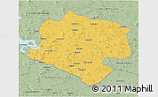 Savanna Style 3D Map of Arvidsjaur Kommun