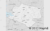 Silver Style 3D Map of Arvidsjaur Kommun