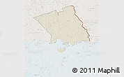 Shaded Relief 3D Map of Haparanda Kommun, lighten