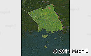 Satellite Map of Haparanda Kommun, darken