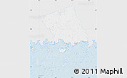Silver Style Map of Haparanda Kommun, single color outside