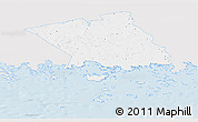 Silver Style Panoramic Map of Haparanda Kommun, single color outside