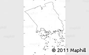 Blank Simple Map of Haparanda Kommun, cropped outside, no labels