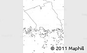 Blank Simple Map of Haparanda Kommun, no labels