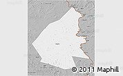 Gray 3D Map of Pajala Kommun