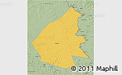 Savanna Style 3D Map of Pajala Kommun