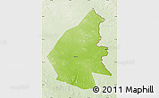 Physical Map of Pajala Kommun, lighten