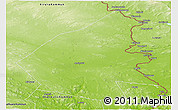 Physical Panoramic Map of Pajala Kommun