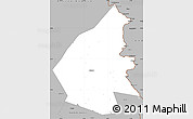 Gray Simple Map of Pajala Kommun