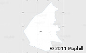 Silver Style Simple Map of Pajala Kommun, single color outside