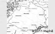 Blank Simple Map of Norrbottens Län