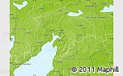 Physical Map of Askersund Kommun