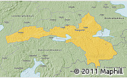Savanna Style 3D Map of Hallsberg Kommun