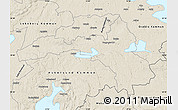 Shaded Relief Map of Hallsberg Kommun